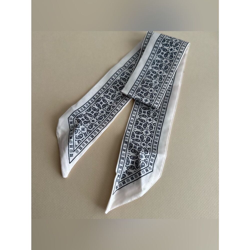Paisley Skinny Scarf M1628